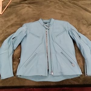 Joe Rocket Turquoise Blue Biker Jacket
